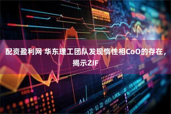 配资盈利网 华东理工团队发现惰性相CoO的存在，揭示ZIF