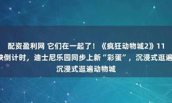 配资盈利网 它们在一起了！《疯狂动物城2》11.26上映倒计时，迪士尼乐园同步上新“彩蛋”，沉浸式逛遍动物城